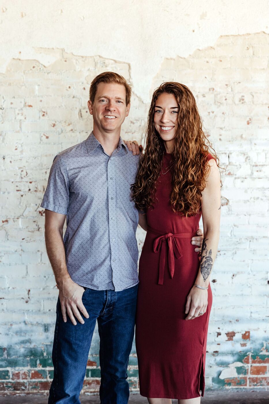 Jeremy Howell, founder of Communicate One, with his wife